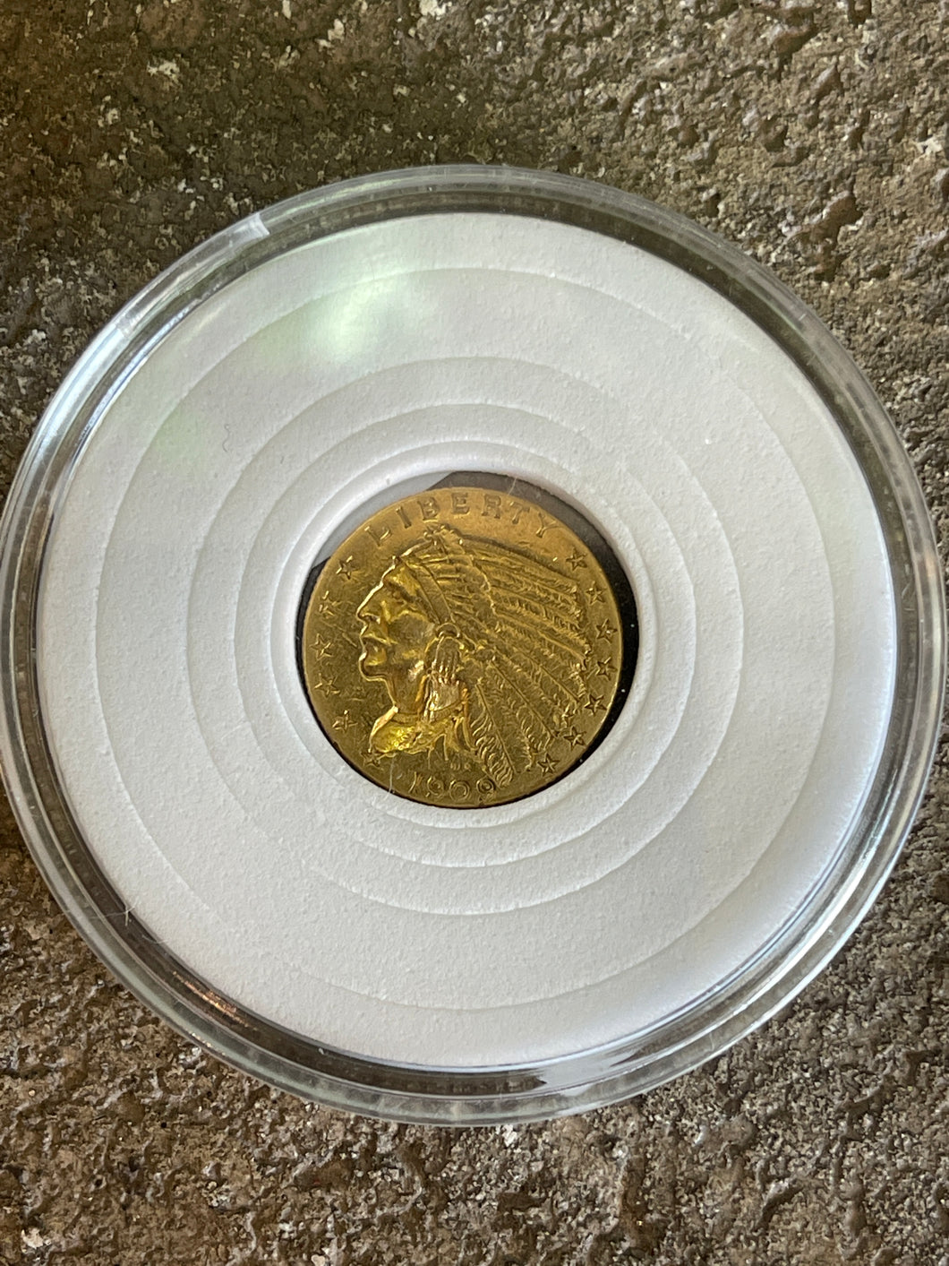 $2.50 Gold Indian Quarter Eagle Coin