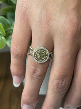 Load image into Gallery viewer, Texas Tech Rope Ring With Diamonds
