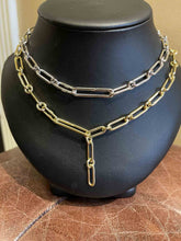 Load image into Gallery viewer, Mixed Link Paperclip Necklace
