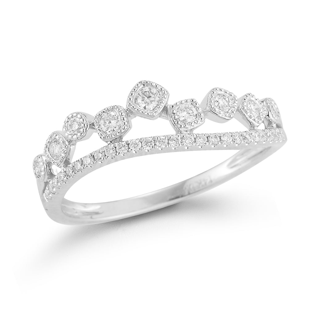 Curved Cobblestone Ring