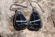 Load image into Gallery viewer, Larson Lee White Buffalo Turquoise Earrings
