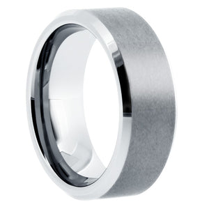 Silver Tungsten Ring