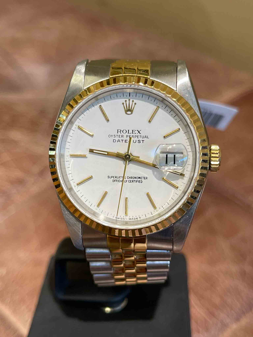 Rolex datejust 16233 white dial Clearance