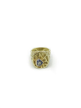 Load image into Gallery viewer, 14K Yellow Gold and Sapphire Ring
