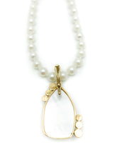 Load image into Gallery viewer, Yellow Gold Baroque Primary Pearl 6 Round Pearl Accents Freshwater Cultured Pearls
