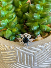 Load image into Gallery viewer, London Blue Topaz Flower Ring
